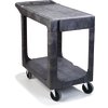 UC194023 - Flat Shelf Utility Cart 40" x 19" - Gray