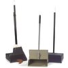 36141003 - Duo-Pan™ 12" Duo-Pan™ Plastic Lobby Pan with Metal Handle 30" - Black