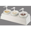 CM105802 - Crock & Organizer Condiment Set 26-1/2", 10-1/2", 6-31/32" - White