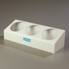 030502 - 3-Crock Condiment Station (only) 22", 7-1/2", 6" - White