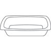 DXTT1 - Side Dish One Compartment 6 oz (2000/cs) - White