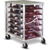 DXDHOR12COVER - Vinyl Transport Cover for DXDHOR12, Zippered Front Panel - Clear