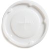 DX1196ST8714 - Dinex® Trans. Lid, Straw Slot-Fits 8oz Plastic Tmblr, DX4GC607 Tmblr, Cambro NT8, Carlisle 5526, 5108 - Clear