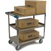 UC5031524 - 3 Shelf Stainless Steel Utility Cart, 500lb Capacity 15.1/2"W x 24"L - Stainless Steel