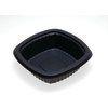 DXMW512PBLK - Microwaveable Square Side Dish 12oz. - Black