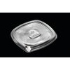 DXL500PCLR - Flat Lid for Square Side Dish - Clear