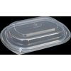 DXL4000PDCLR - Dome Lid for Microwaveable Small Entrée Platters - Clear