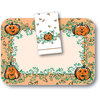 DXHS325I001 - Jack-O-Lanterns Design Traycover Size: I w/ Straight Edge/Round Corner 12-1/2" x 16-1/2" (100/pk)