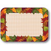 DXHS344I001 - Autumn Colors Design Traycover Size: I w/ Straight Edge/Round Corner 12-1/2" x 16-1/2" (100/pk)