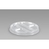 DXT5400PDCLR - Raised Five Compartment Insert for Salad Bowl - Clear