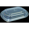 DXL4000PDCLR - Dome Lid for Microwaveable Small Entrée Platters - Clear