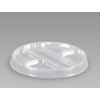 DXT5400PDCLR - Raised Five Compartment Insert for Salad Bowl - Clear