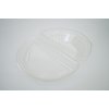 DXH6550PCLR - Hinged Half 6" Pie Package 6" - Clear