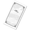 DX6SM3200000 - Marbled Elegance (Blank- No Headings) 3 Panel, Perforated 8-1/2"x14" (2000/cs)