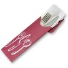 DXCTCAD80061 - Bon Appetit Cutlery Caddy, 2-Ply 16" x 16" (600/cs) - Cranberry