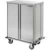 DXTQ1T2D10 - 10 Tray Cart, Double Door, One Tray per Slide 44.14" x 27.58" x 45.06" - Stainless Steel