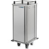 DXTQ1T1D6 - 6 Tray Cart, Single Door, One Tray per Slide 25.64" x 27.58" x45.06" - Stainless Steel