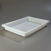 FOOD BOX 26X18X3.5 DEEP PE WHT 1064002