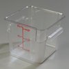 SQUARE CONTAINER 6 QT PC CLEAR 1072207