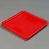 LID SQ CONTAINER 6/8 QT RED 1074105
