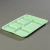 TRAY 6 COMPRTMNT RH 10X14 GRN P614R09
