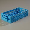 C12314 - OptiClean™ 10-Compartment Cup Rack  - Carlisle Blue