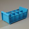 C32P114 - OptiClean™ Flatware Basket without Handles  - Carlisle Blue