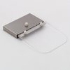 38132 - Stainless Steel & Acrylic Hinged LId, fits 38508 Fountain Jars 7-1/2", 4", 1" - Stainless Steel