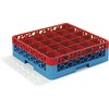 OptiClean™ 25-Compartment Color-Coded Glass Racks