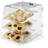 SPD300KD07 - Three Tray (Back Door) (unassembled) 18", 14", 17-1/2" - Clear