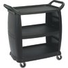 CC203603 - Small Bussing and Transport Cart 18" x 36" - Black