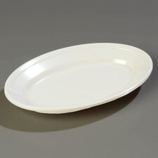 4356302 - Dallas Ware® Oval Platter 9-1/4", 6-1/4", 1-3/32" - White