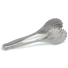 607692 - Scalloped Bread Serving Tong 10"
