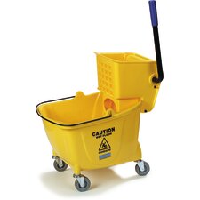 3690404 - Bucket/Wringer w/Side Press - Yellow