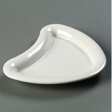 4347042 - Epicure® Delta Plate 7-9/32", 6-5/16", 1" - Bone