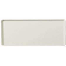 1222LFG001 - Glasteel™ Solid Low Edge Tray 21-1/16", 12-1/16", 13/16" - Bone White
