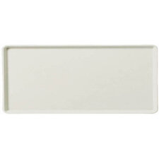1216LFG001 - Glasteel™ Solid Low Edge Tray 16-3/8", 12", 5/8" - Bone White