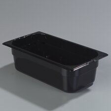 1026103 - FOOD PAN 1/3 SIZE 4" DP BLACK