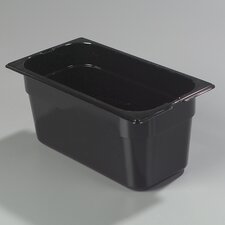 1026203 - FOOD PAN 1/3 SIZE 6" DP BLACK