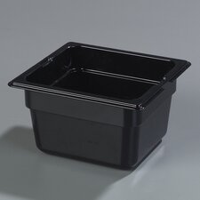 1050103 - FOOD PAN 1/6 SIZE 4" PSU BLACK