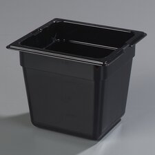 1030203 - FOOD PAN 1/6 SIZE 6" DP BLACK