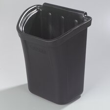 CC11TH03 - Trash Bin for Bussing Car (holds approximately 7 gallons) 12-1/4", 18", 22" - Black