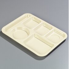 P61425 - Left-Hand 6-Compartment Tray - Tan