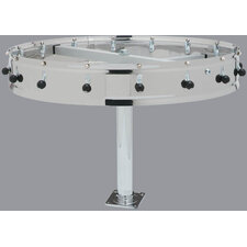 3816CM - 16 Clip Counter Mt. Order Wheel 18" - Stainless Steel