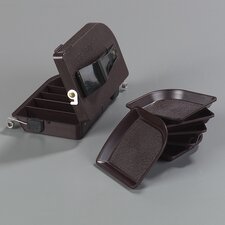 103001 - Money Maid™ Rectangular Combo Pack w/Six Coin Trays 6-7/8", 4-1/32", 2-1/4" - Brown