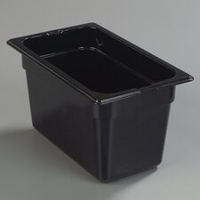 1048203 - FOOD PAN 1/4 SIZE 6" PSU BLACK