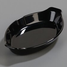 740503 - Oval Casserole Dish 8 oz, 3" x 4-1/4" - Black