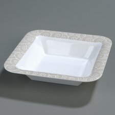 44403922 - Palette Displayware Square Bowl 14" - Tan Waves