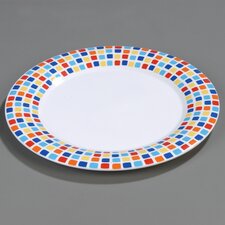 44405917 - Palette Displayware Round Platter 15" - Spanish Tile