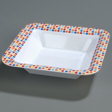 44403917 - Palette Displayware Square Bowl 14" - Spanish Tile